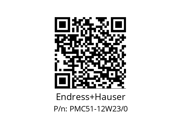   Endress+Hauser PMC51-12W23/0