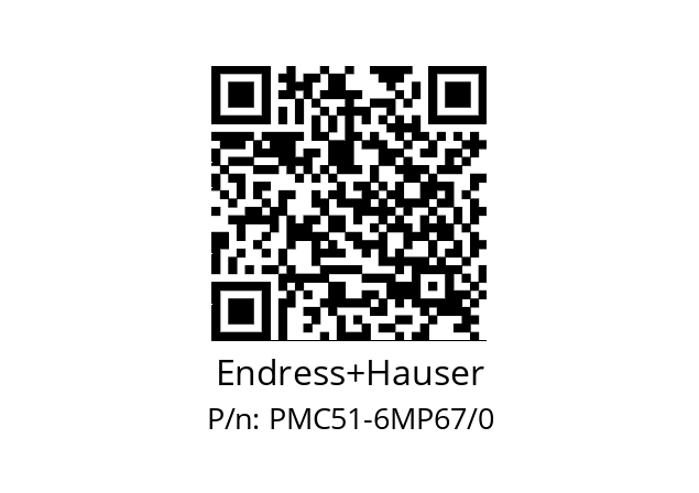   Endress+Hauser PMC51-6MP67/0