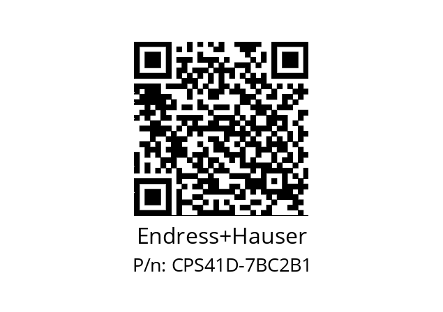   Endress+Hauser CPS41D-7BC2B1