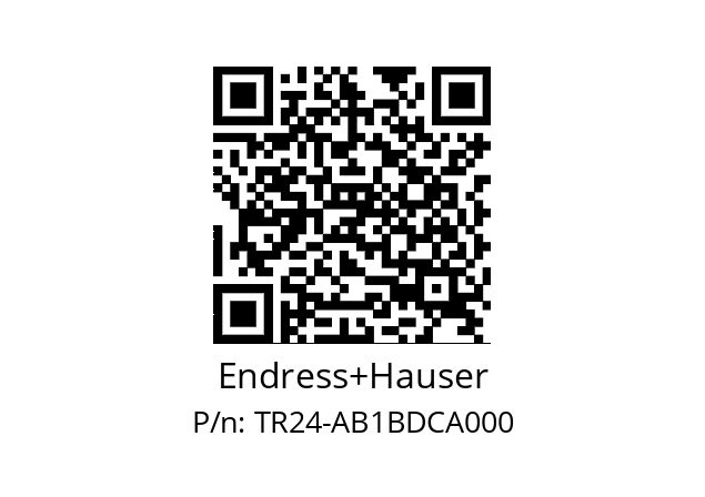   Endress+Hauser TR24-AB1BDCA000