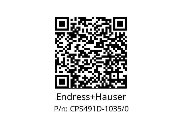  CPS491D-742G Endress+Hauser CPS491D-1035/0