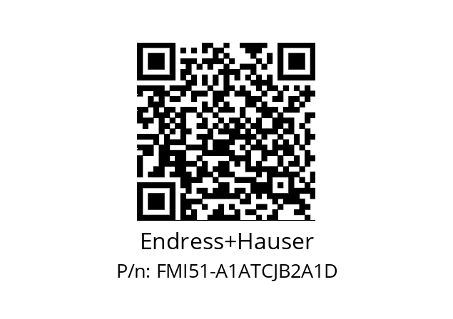   Endress+Hauser FMI51-A1ATCJB2A1D