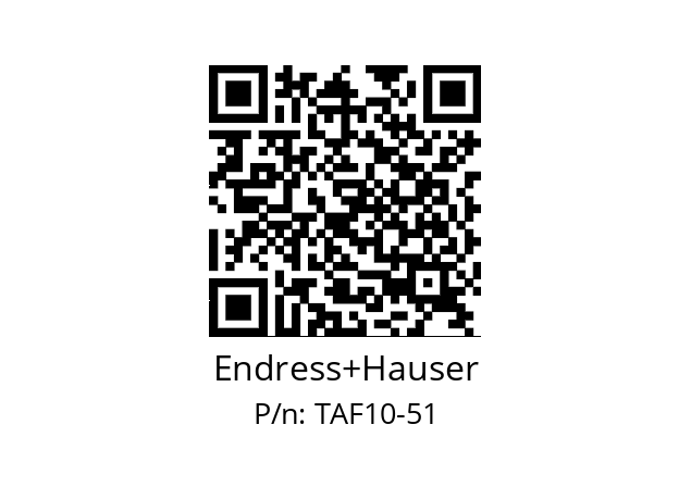   Endress+Hauser TAF10-51