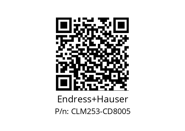   Endress+Hauser CLM253-CD8005