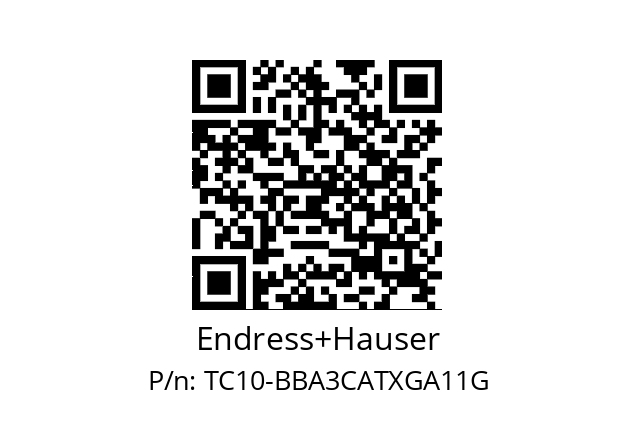   Endress+Hauser TC10-BBA3CATXGA11G