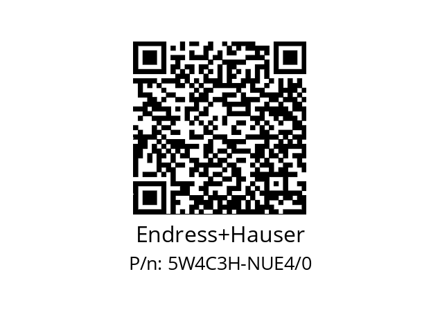  5W4C3H-AAELHA0AHD3K0B Endress+Hauser 5W4C3H-NUE4/0