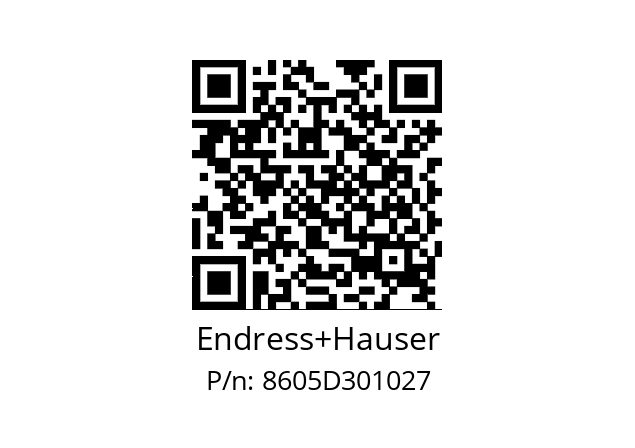   Endress+Hauser 8605D301027