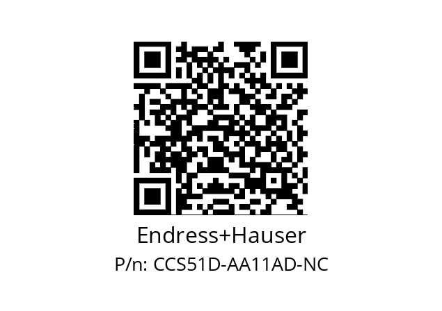   Endress+Hauser CCS51D-AA11AD-NC