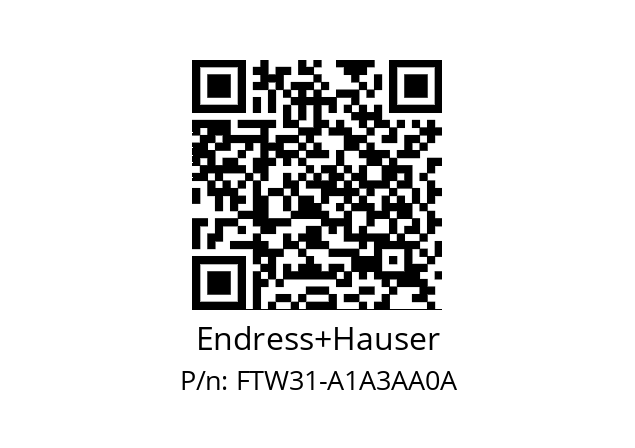   Endress+Hauser FTW31-A1A3AA0A