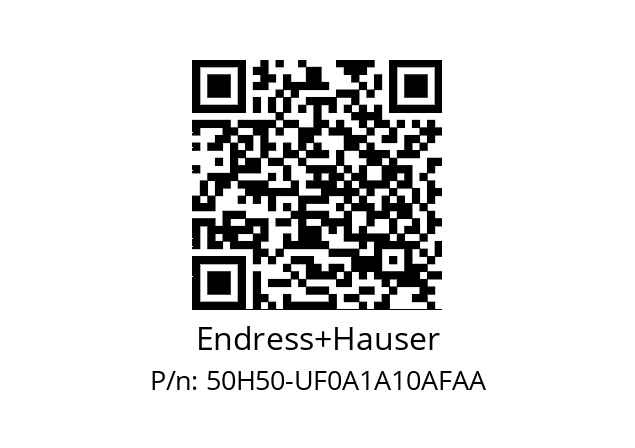   Endress+Hauser 50H50-UF0A1A10AFAA