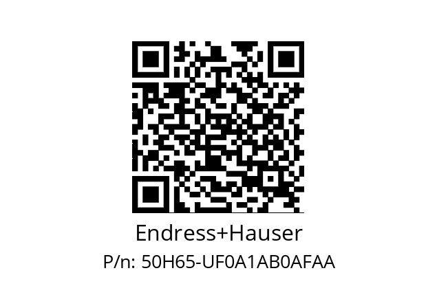   Endress+Hauser 50H65-UF0A1AB0AFAA