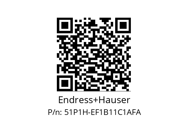   Endress+Hauser 51P1H-EF1B11C1AFA