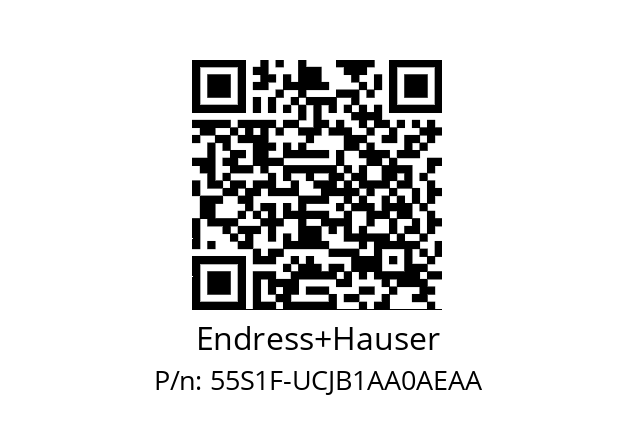   Endress+Hauser 55S1F-UCJB1AA0AEAA