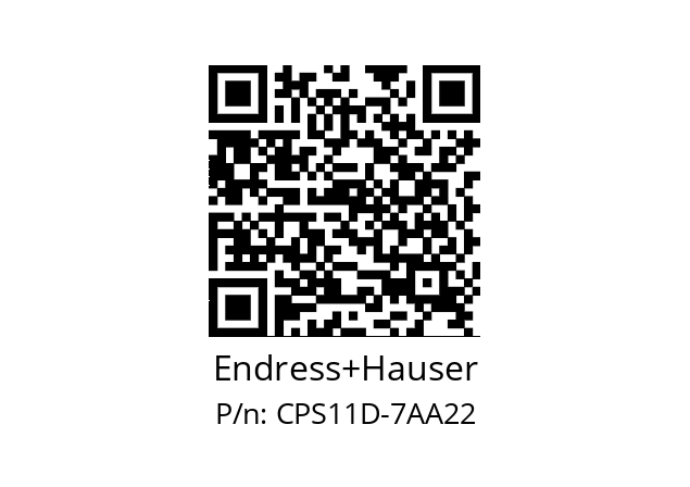   Endress+Hauser CPS11D-7AA22