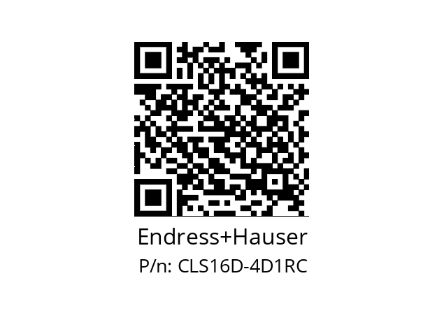   Endress+Hauser CLS16D-4D1RC