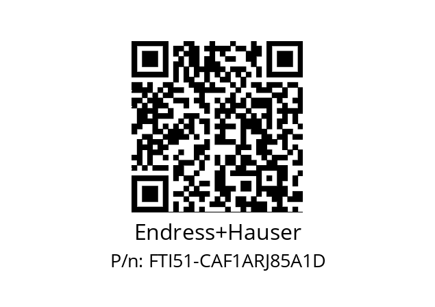   Endress+Hauser FTI51-CAF1ARJ85A1D