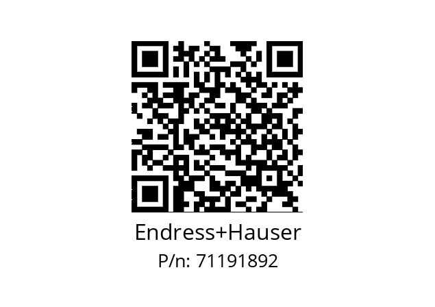   Endress+Hauser 71191892