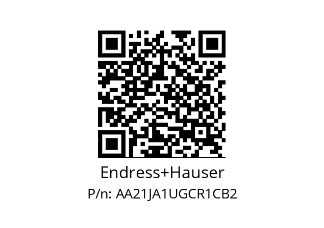   Endress+Hauser AA21JA1UGCR1CB2