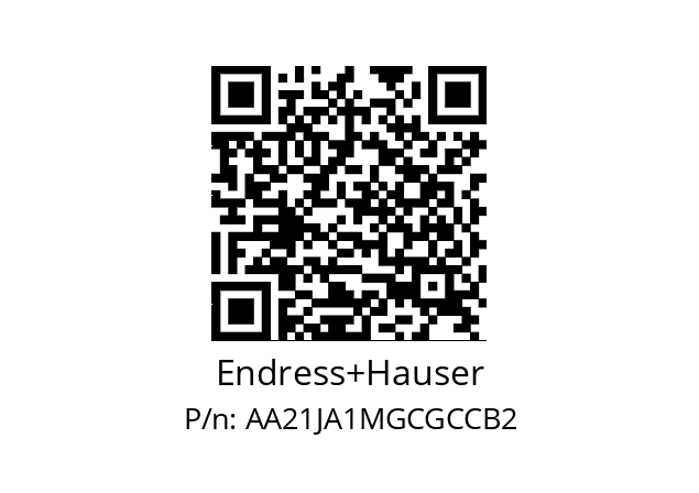   Endress+Hauser AA21JA1MGCGCCB2