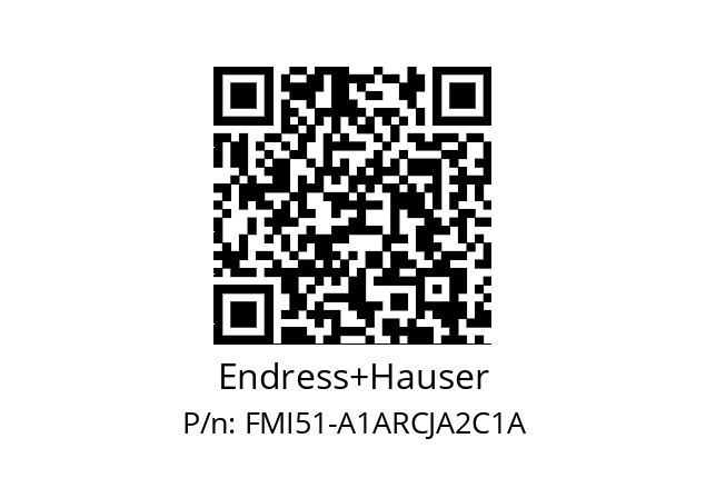   Endress+Hauser FMI51-A1ARCJA2C1A