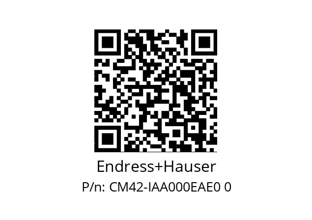   Endress+Hauser CM42-IAA000EAE0 0