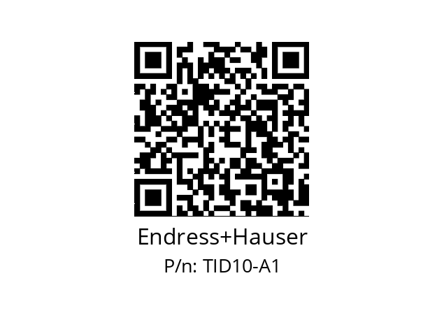   Endress+Hauser TID10-A1