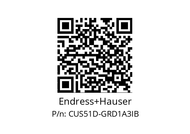   Endress+Hauser CUS51D-GRD1A3IB