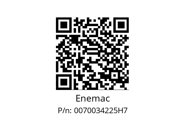   Enemac 0070034225H7