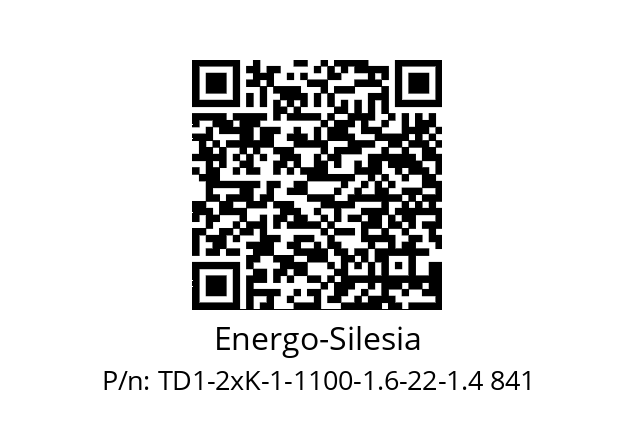   Energo-Silesia TD1-2xK-1-1100-1.6-22-1.4 841