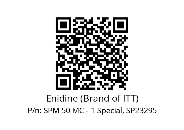   Enidine (Brand of ITT) SPM 50 MC - 1 Special, SP23295