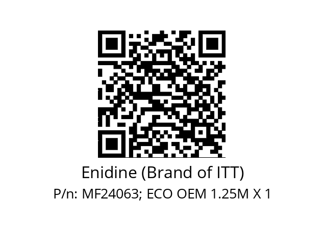   Enidine (Brand of ITT) MF24063; ECO OEM 1.25M X 1