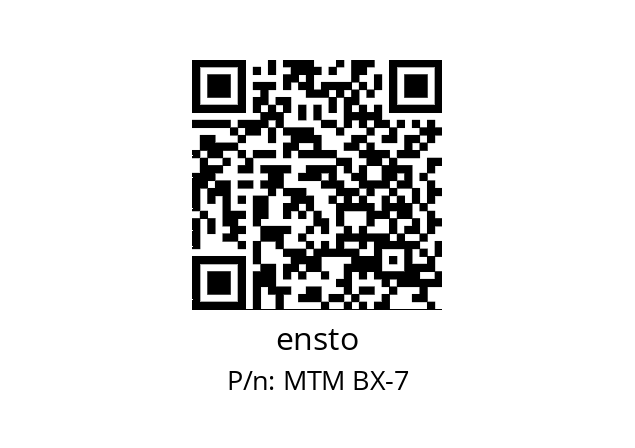   ensto MTM BX-7