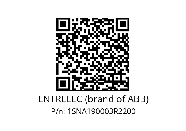   ENTRELEC (brand of ABB) 1SNA190003R2200