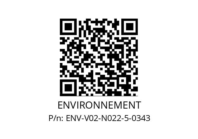   ENVIRONNEMENT ENV-V02-N022-5-0343