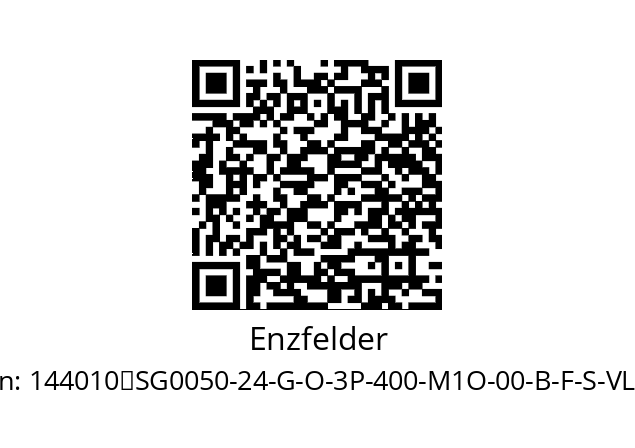   Enzfelder 144010	SG0050-24-G-O-3P-400-M1O-00-B-F-S-VL30