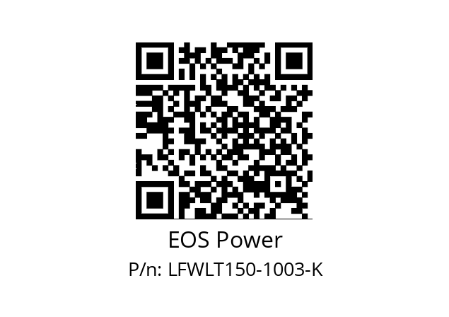   EOS Power LFWLT150-1003-K