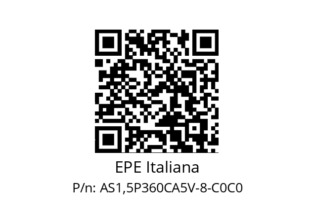   EPE Italiana AS1,5P360CA5V-8-C0C0