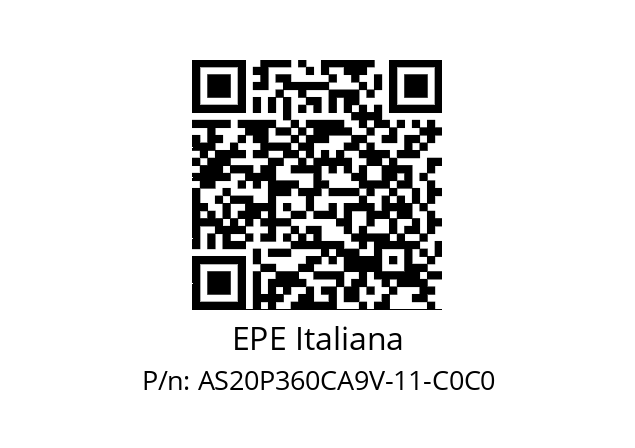   EPE Italiana AS20P360CA9V-11-C0C0