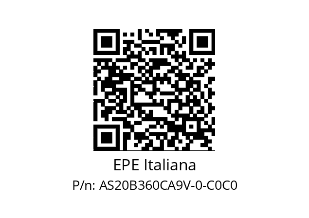   EPE Italiana AS20B360CA9V-0-C0C0