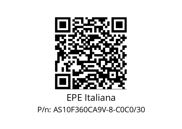   EPE Italiana AS10F360CA9V-8-C0C0/30