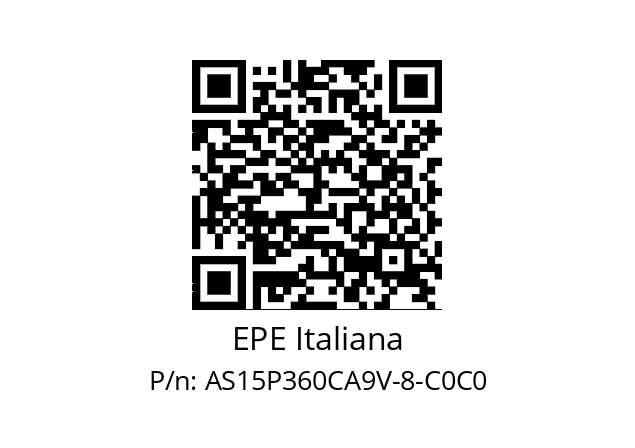   EPE Italiana AS15P360CA9V-8-C0C0