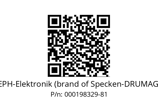   EPH-Elektronik (brand of Specken-DRUMAG) 000198329-81