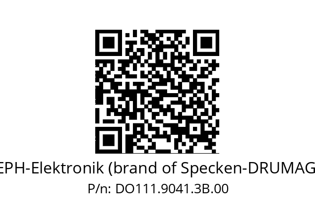   EPH-Elektronik (brand of Specken-DRUMAG) DO111.9041.3B.00