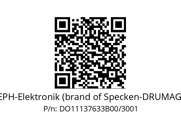   EPH-Elektronik (brand of Specken-DRUMAG) DO11137633B00/3001