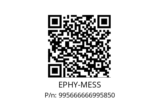   EPHY-MESS 995666666995850