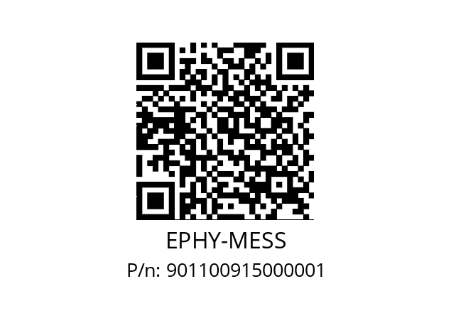   EPHY-MESS 901100915000001