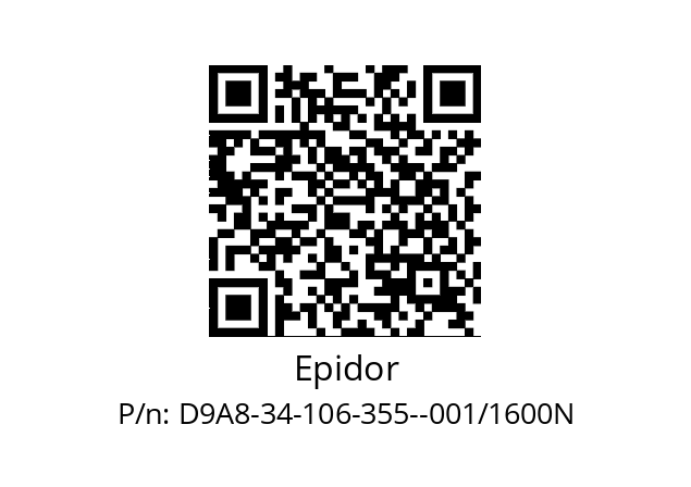   Epidor D9A8-34-106-355--001/1600N