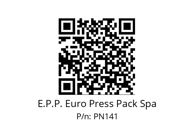   E.P.P. Euro Press Pack Spa PN141