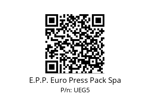   E.P.P. Euro Press Pack Spa UEG5