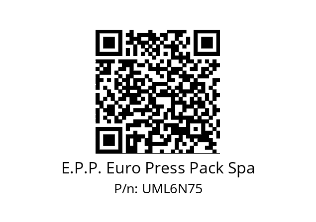   E.P.P. Euro Press Pack Spa UML6N75